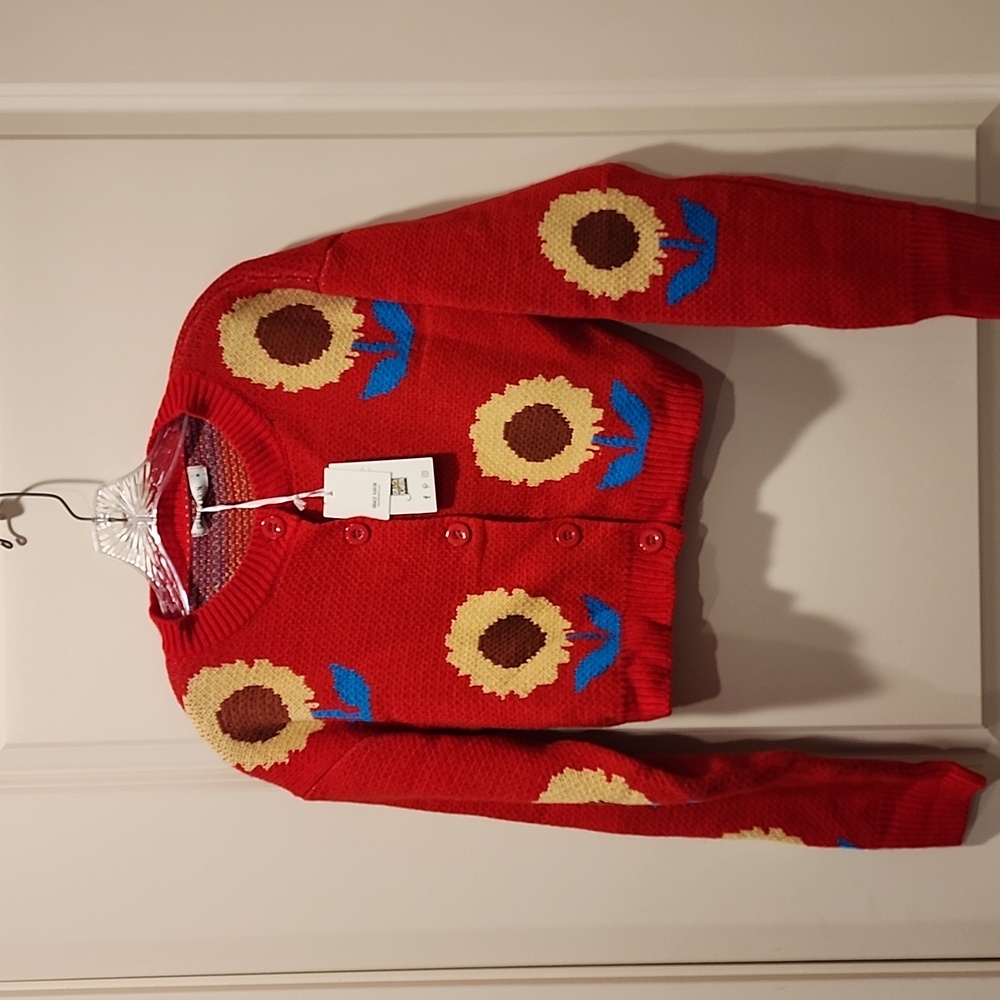 Grace Karin button up cropped cardigan Nwt - Picture 1 of 4